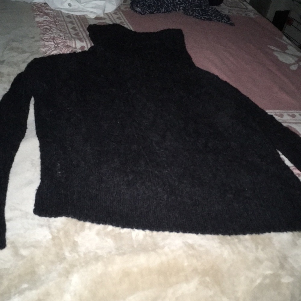 Free people knitted cable turtle neck sweater - Picture 8 of 12